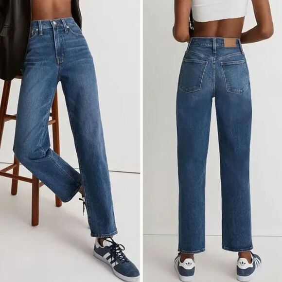 NEW Madewell Perfect Vintage Straight Jean in Mayfield Wash, NG251, 26 - Picture 1 of 16